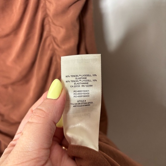 Aritzia Wilfred Lydia Ruched Bodycon Mini Dress NWT size Medium - Picture 8 of 12